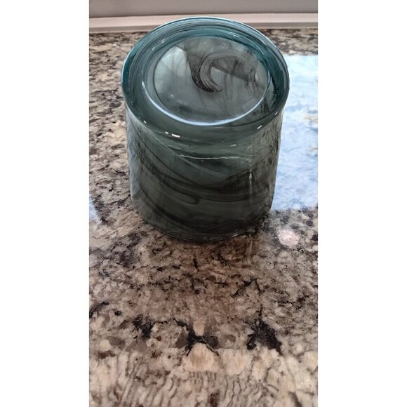 Vintage Handmade Decorative Swirl Art Glass For Candles Or Flowers - Picture 12 of 12